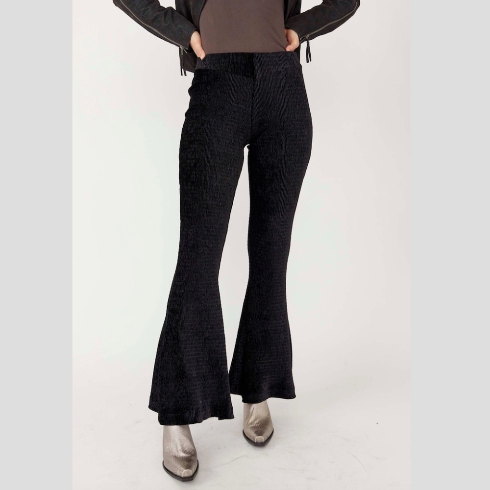 Free People So Charming Velvet Flare Pant